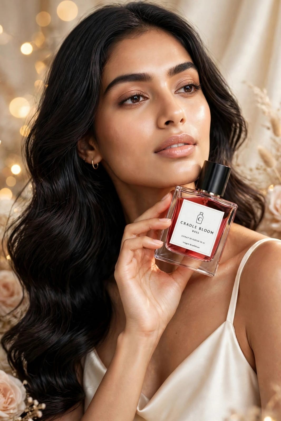 Cradle Bloom fragrance campaign